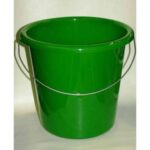 Eimer Ø 28,5 cm x 27,5 cm 10L grün mit Metallbügel