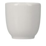 Eierbecher Porzellan Ø 4,5 cm x 4,5 cm 70 ml weiss