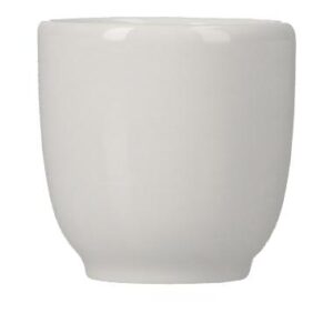 Eierbecher Porzellan Ø 4,5 cm x 4,5 cm 70 ml weiss