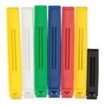 Beutelklammern 11 cm farbig sortiert  1 Beutel á 20 Stück