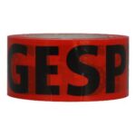 Verpackungsklebeband 50 mm x 66 m PP rot GESPERRT