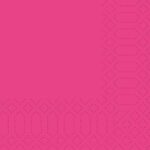 Serviette 24 cm x 24 cm 3-lagig 1/4 Falz fuchsia