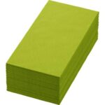 Serviette Bio Dunisoft 40 cm x 40 cm 1-lagig 1/8 Falz Kiwi