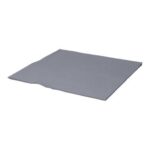 Serviette Dunilin 48 cm x 48 cm 1-lagig 1/4 Falz Granite Grey