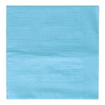 Serviette 40 cm x 40 cm 4-lagig 1/4 Falz Mint Blue