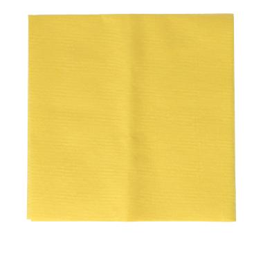 664601 Serviette Bio Dunisoft 40 cm x 40 cm 1-lagig 1/4 Falz gelb – Bild 1
