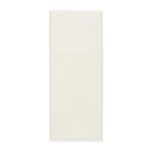 Serviettentasche Bio Duniletto Slim 40 cm x 33 cm Weiss