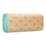 Falthandtücher recycelt 25 cm x 23 cm 1-lagig Z-Falz grün Hostess