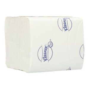 Toilettenpapier recycelt 18,6 cm x 11 cm 2-lagig Einzelblatt weiss Kleenex