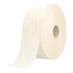 Toilettenpapier recycelt 525 m x 10 cm 1-lagig unperforiert weiss Krepp