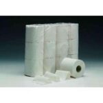 Toilettenpapierspender 13,8 cm x 14,5 cm x 32 cm weiss Einzelblatt Icon