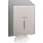 Falthandtuchspender 34,9 cm x 23,7 cm x 11,8 cm Interfold silber