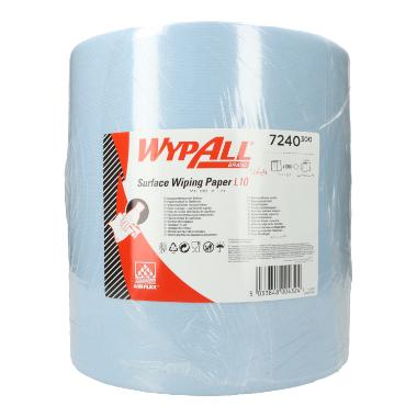 67325 WypAll L10 Extra plus recycelt 38 cm x 33 cm 1-lagig 1000 Blatt blau – Bild 1