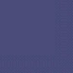 Serviette 40 cm x 40 cm 3-lagig 1/4 Falz dunkelblau