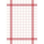 Handtuch-Serviette Dunisoft 38 cm x 54 cm 1-lagig 1/4 Falz rot