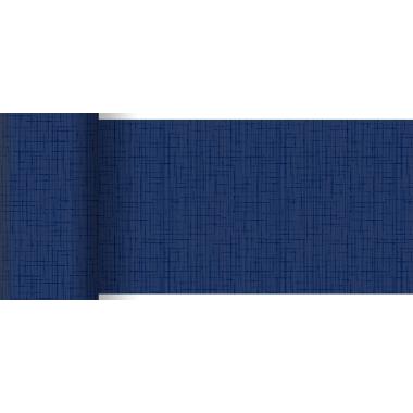 68692 Tischläufer Dunicel 15 cm x 20 m Linnea dunkelblau – Bild 1