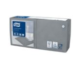 Serviette 24 cm x 24 cm 2-lagig 1/4 Falz grau Tork Advanced