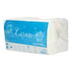 Handtuch-Serviette 49 cm x 30 cm 4-lagig 1/4 Falz weiss