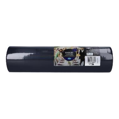 687891 Tischläufer Evolin Tete-a-Tete 40 cm x 24 m schwarz – Bild 1