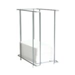 Serviettenspender 15,5 cm x 15,5 cm x 11 cm silber für 1/4 Falz-Servietten