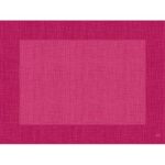 Tischset Bio Dunicel 30 cm x 40 cm Linnea Fuchsia