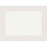 Tischset Bio Dunicel 30 cm x 40 cm Linnea white