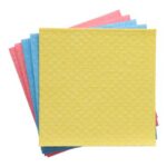 Schwammtuch 18 cm x 17 cm bunt trocken PrimeSource 5Stck