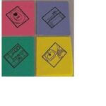 Feuchtwischtuch Büro 35 cm x 40 cm blau