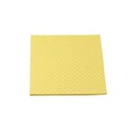 Schwammtuch 18 cm x 20 cm gelb trocken