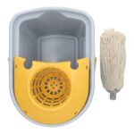 Wringeimer Mini AQUVA 39 cm x 28 cm x 28 cm mit Mop ohne Stiel