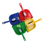 Kehrgarnitur 330 mm x 200 mm x 110 mm mit Lippe farbig sortiert weiche Borsten