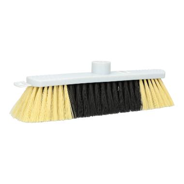 70950 Besen 28 cm x 5,5 cm x 9 cm schwarz-weiss weiche Borsten – Bild 1