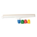 Wasserschieber 430 mm Moosgummi mit Wechselprofil weiss