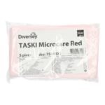 TASKI Microcare 40 cm x 40 cm rot - Mikrofasertuch