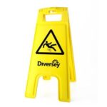 TASKI Warnschild Rutschgefahr 58,5 cm x 27,7 cm x 9 cm gelb