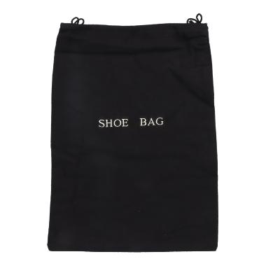 80001382 Schuhbeutel Baumwolle schwarz neutral – Bild 1