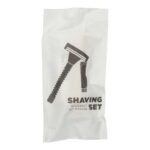 Rasierset 4U - Doppelklingen-Rasierer und 10ml Rasiercreme in Papier-Beutel