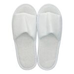 Frottee-Slipper mit Noppensohle, offen 29cm neutral