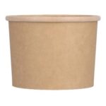 Suppenbecher Pappe-PLA Ø 96mm x Höhe 75 mm 300 ml braun VERIVE FSC Mix Credit