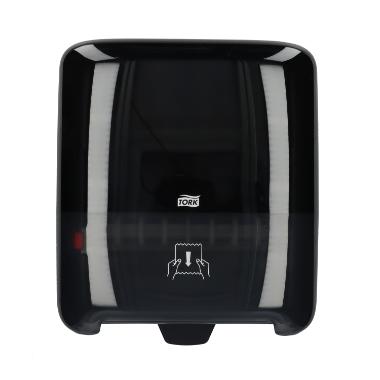 810004 Handtuchspender Rolle 20,9 cm x 34 cm x 41,7 cm schwarz H1 Tork Matic – Bild 1