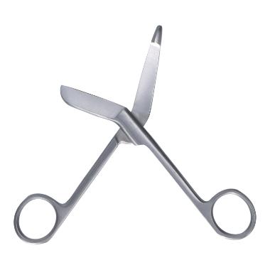 85009 Verbandschere 14 cm gebogen – Bild 1