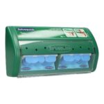 Salvequick Pflasterspender 12 cm x 23 cm x 5,5 cm grün Blue-Detectable bestückt