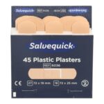 Salvequick Pflaster wasserabweisend 72 mm x 19 mm u. 72 mm x 25 mm braun