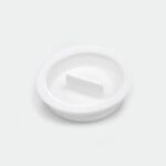 Mehrweg-Deckel mit Griff Ø 33 mm weiss für Mehrweg-Medikamentenbecher