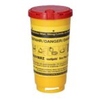 PP-Kanülensammler Ø 9 cm x 10,7 cm 500ml für Kanülen mit Rückschlagklappe