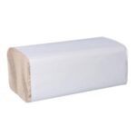 Falthandtücher recycelt 25 cm x 23 cm 1-lagig V-Falz natur