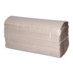 Falthandtücher recycelt 24 cm x 51 cm 1-lagig C-Falz braun