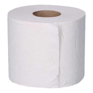 86000236 Toilettenpapier 9,5 cm x 11 cm x 27,5 m 3-lagig 250 Blatt weiss – Bild 1