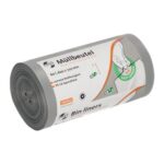 rLDPE-Müllbeutel 600 mm x 720 mm grau a. Rolle 60L 14my