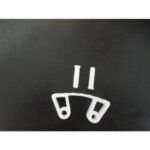 Haug Ersatzgummi-Stielhalterung 2 Befestigungsstifte Kunststoff weiß 2-3 cm